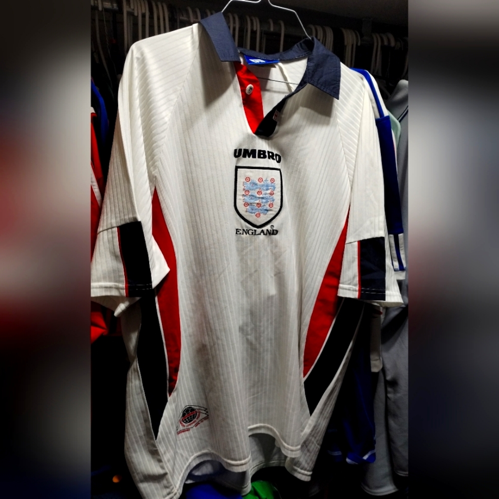 Vintage authentic 1998 England jersey